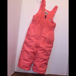 Osh Kosh B’gosh’s Orange Insulated Overall Sz 18M